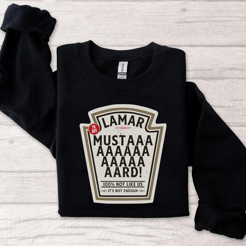 Kendrick Lamar Mustard Shirt - Viral GNX Album Vintage Sweatshirt