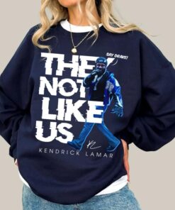 Kendrick Lamar "They Not Like Us" Hip Hop Hoodie - Retro GNX LANA SOS Music Sweatshirt