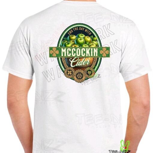 McCockin Cider Men's Funny T-Shirt - Casual Humor Crewneck Tee for Relaxation