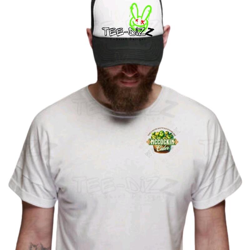 McCockin Cider Men's Funny T-Shirt - Casual Humor Crewneck Tee for Relaxation