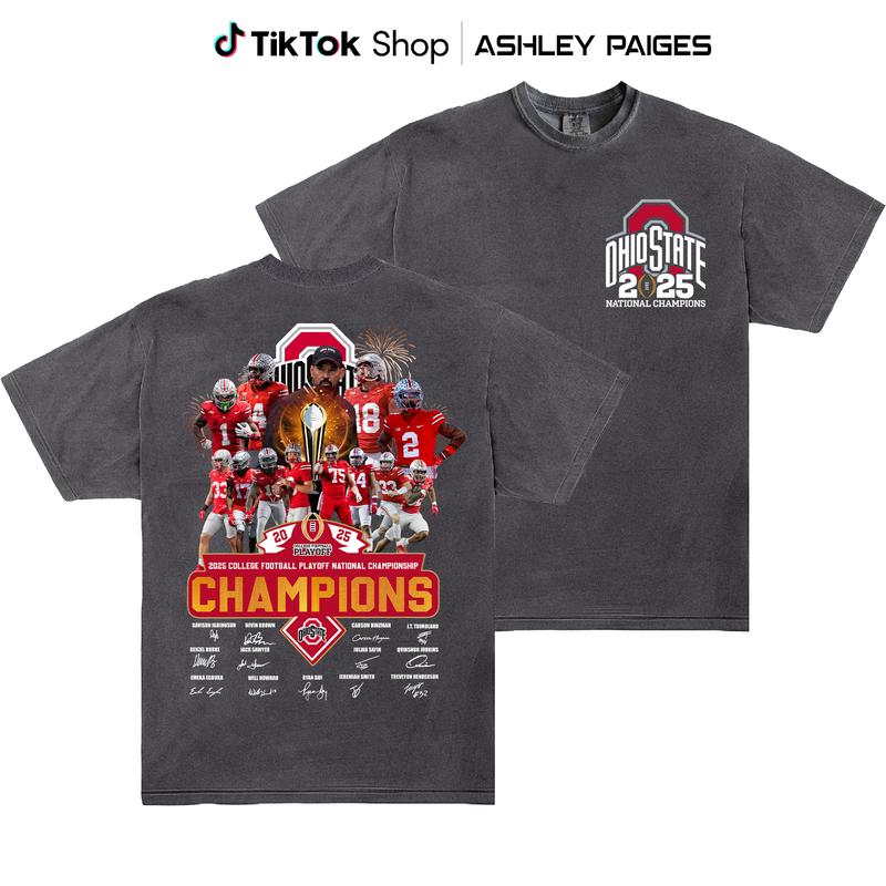 Ohio State Buckeyes 2025 National Champions T-Shirt - Celebrate the Future of College Football