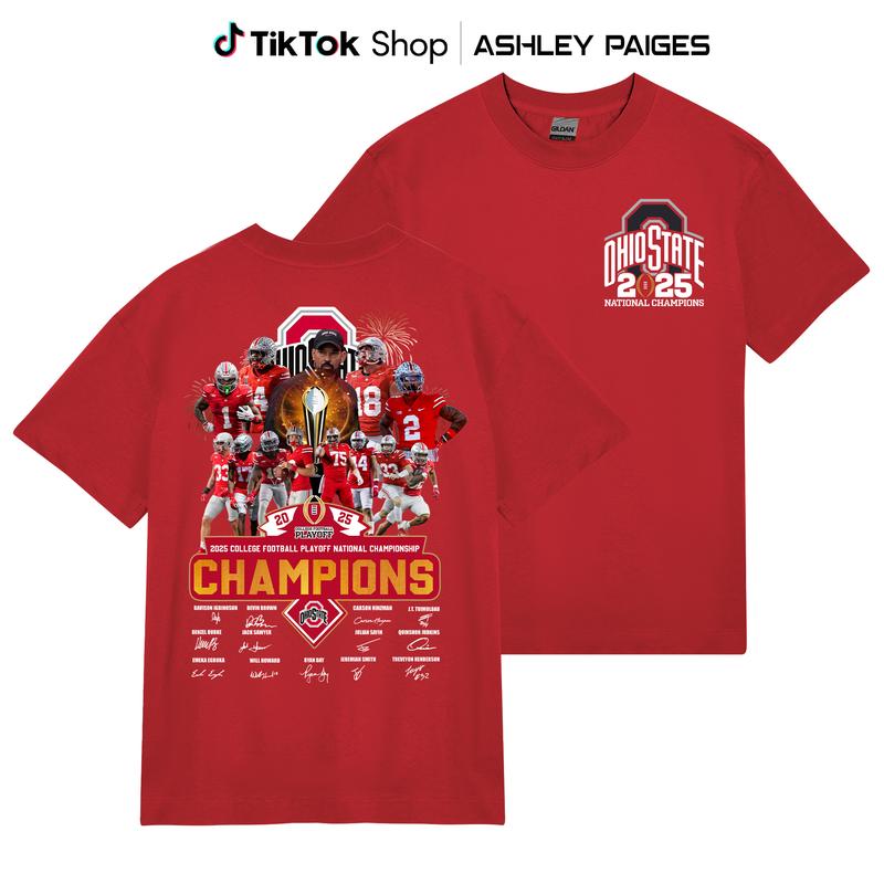 Ohio State Buckeyes 2025 National Champions T-Shirt - Celebrate the Future of College Football