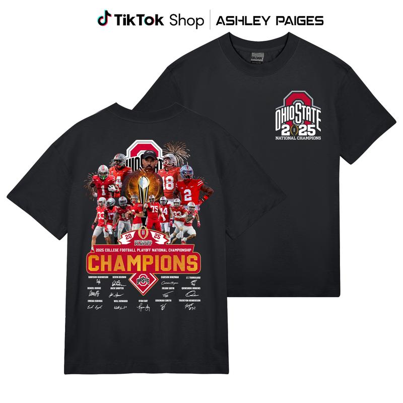 Ohio State Buckeyes 2025 National Champions T-Shirt - Celebrate the Future of College Football