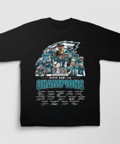 Philadelphia Eagles Super Bowl LIX Champions Graphic Tee - Gildan 5000 Heavy Cotton Unisex Shirt