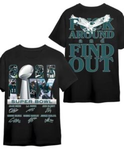 Philadelphia Eagles Super Bowl LV X Champions T-Shirt - "F*** AROUND AND FIND OUT"