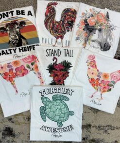 Piper Lou Grab Bags: Don't Be a Salty Heifer, Stand Tall, and Rule the Roost - Graphic Tee for Positivity and Fun