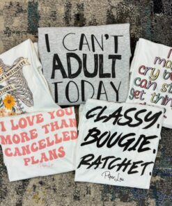 Piper Lou Grab Bags: Don't Be a Salty Heifer, Stand Tall, and Rule the Roost - Graphic Tee for Positivity and Fun