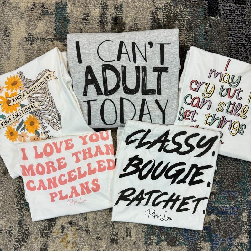 Piper Lou Grab Bags: Don't Be a Salty Heifer, Stand Tall, and Rule the Roost - Graphic Tee for Positivity and Fun