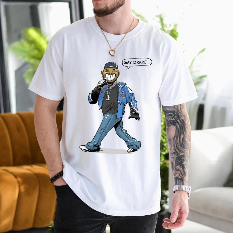 Say Drake! Funny RAP FANS T-Shirt – Unisex Cotton Tee for Music Lovers