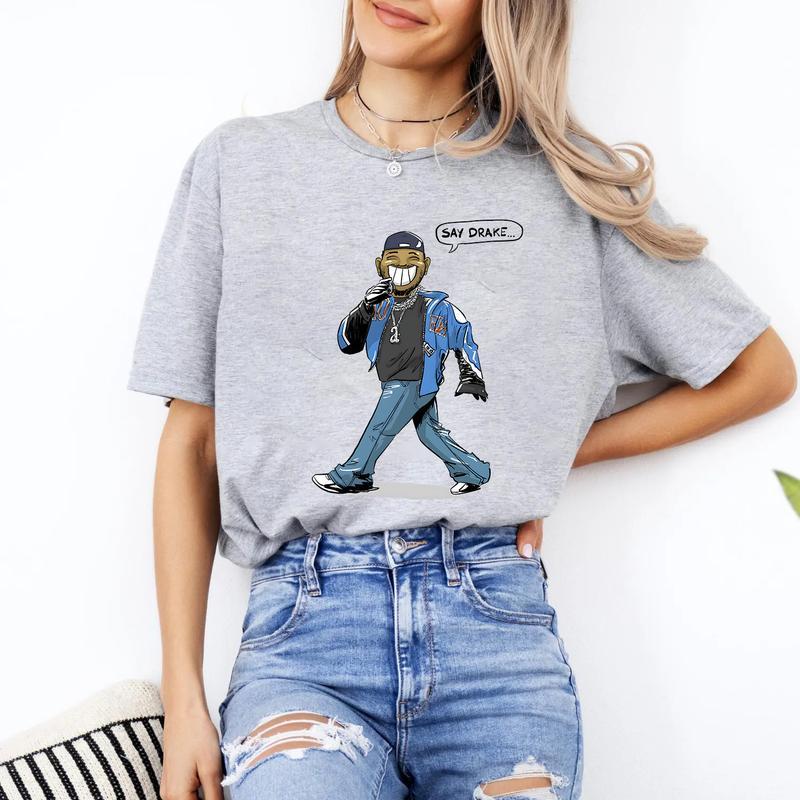Say Drake! Funny RAP FANS T-Shirt – Unisex Cotton Tee for Music Lovers