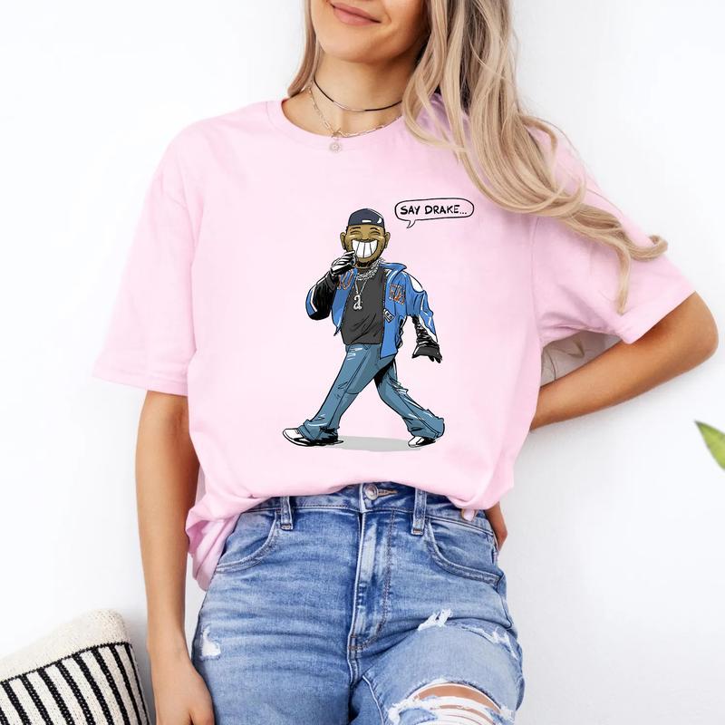 Say Drake! Funny RAP FANS T-Shirt – Unisex Cotton Tee for Music Lovers