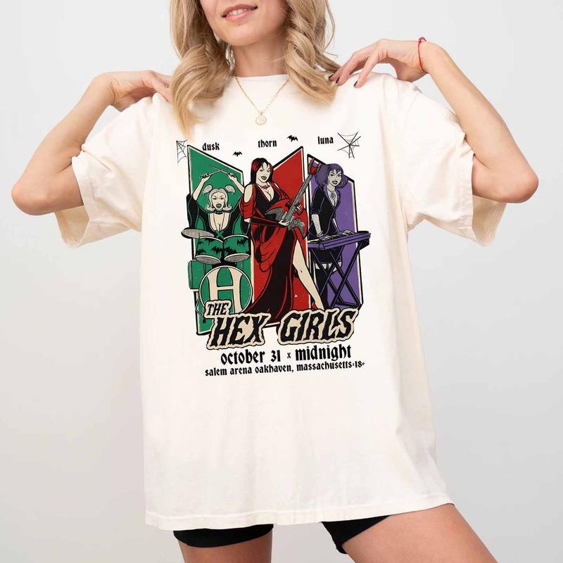 The H.e.x Girls Tour 2024 T-Shirt - Rock Band Inspired Women's Tee