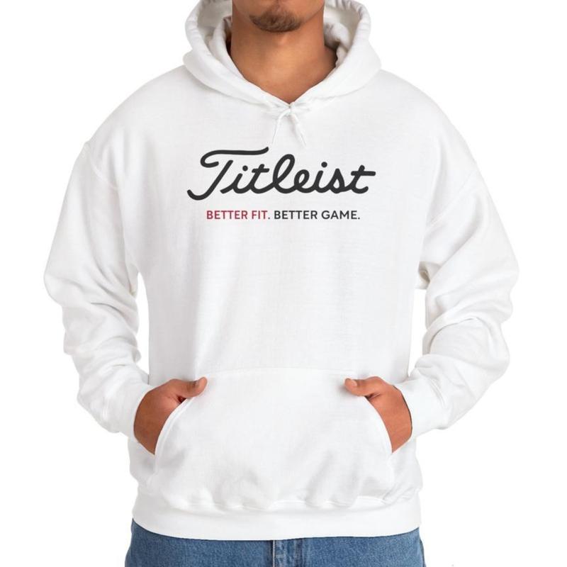 Titleist Golf Hoodie - Better Fit, Better Game - Unisex Casual Long Sleeve Cotton Tops