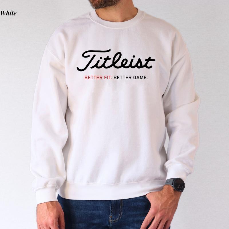 Titleist Golf Hoodie - Better Fit, Better Game - Unisex Casual Long Sleeve Cotton Tops