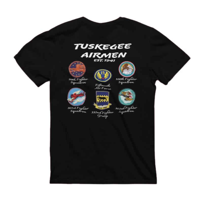 Tuskegee Airmen Tribute Graphic T-Shirt for Men – Celebrating American Heroes