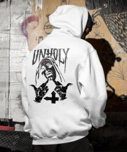Unholy Nuns: Edgy Men's Hoodie - Embrace Rebellion in Style