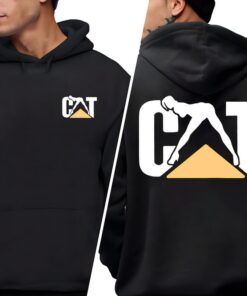 Unisex Cat Enthusiast Pullover Hoodie - Stylish Felinity & Comfort