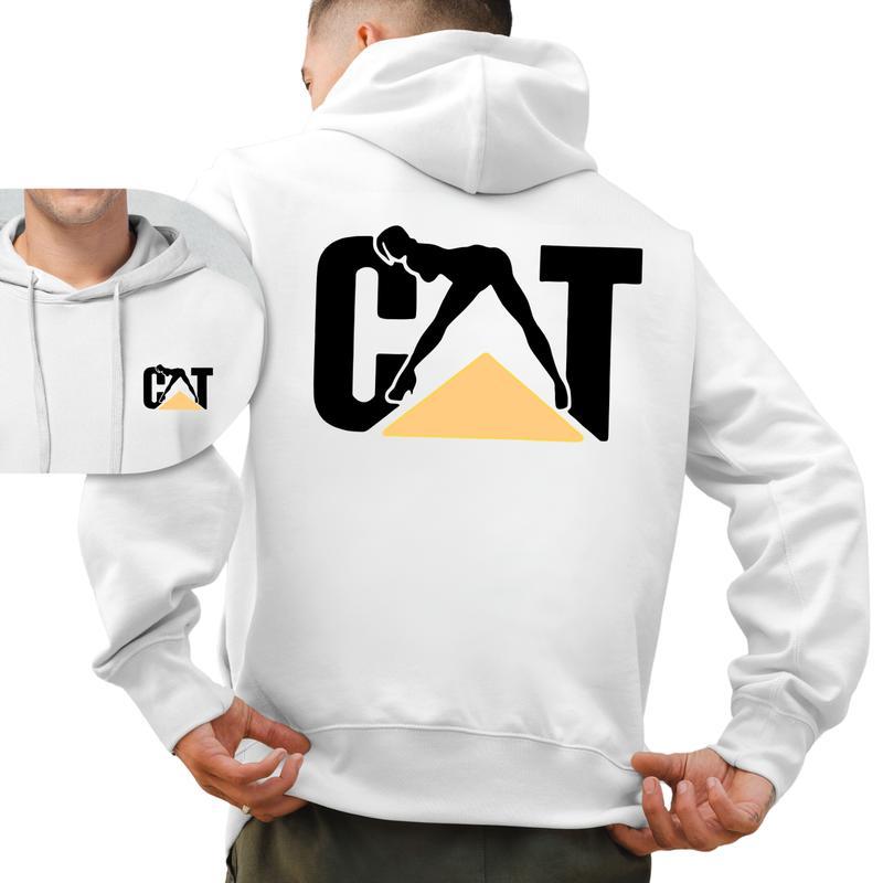 Unisex Cat Enthusiast Pullover Hoodie - Stylish Felinity & Comfort
