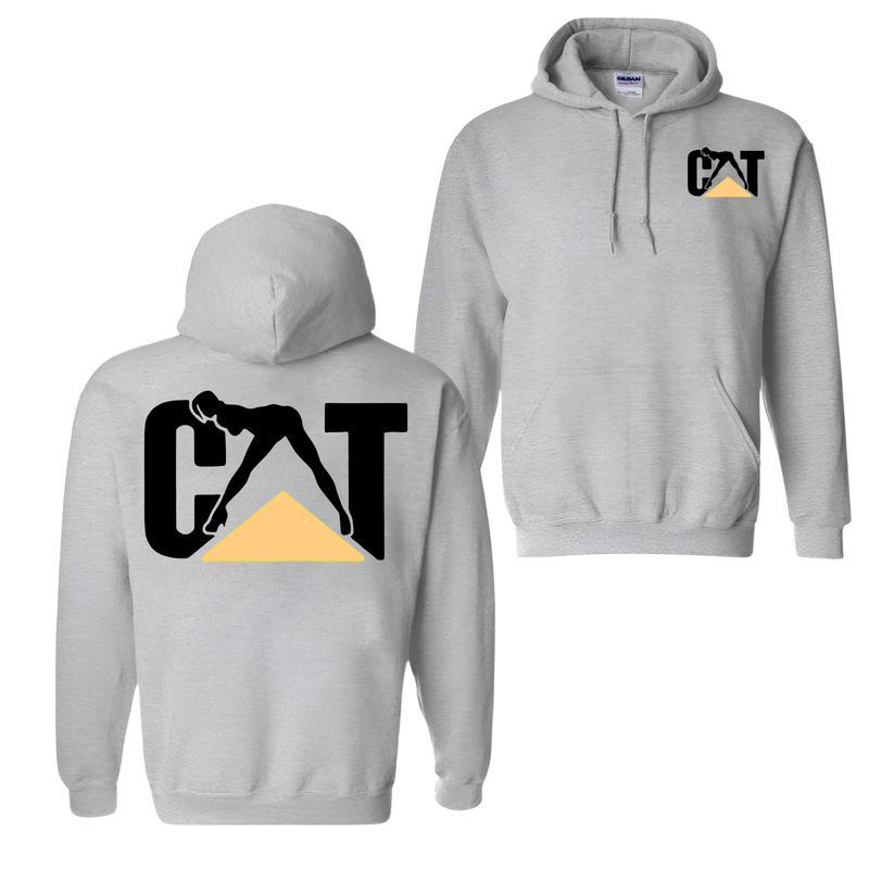 Unisex Cat Enthusiast Pullover Hoodie - Stylish Felinity & Comfort