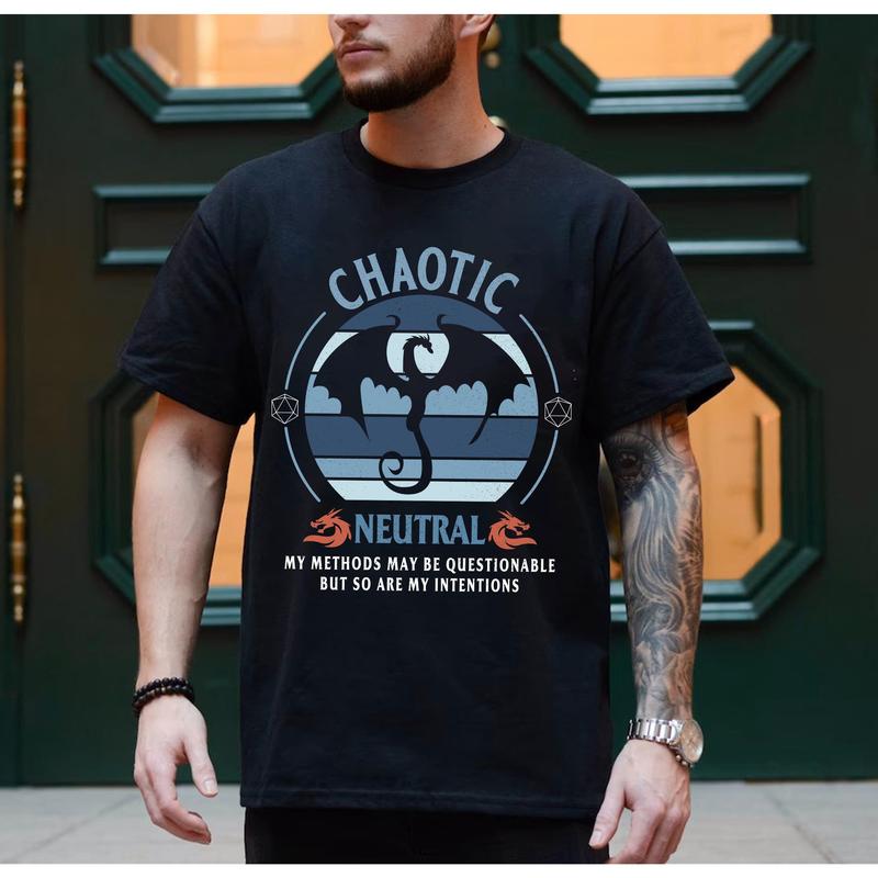 Chaotic Neutral D&D Shirt - Unique Gift for Players & Game Masters