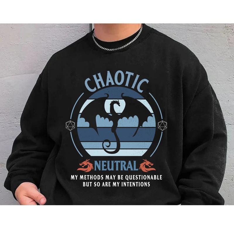 Chaotic Neutral D&D Shirt - Unique Gift for Players & Game Masters