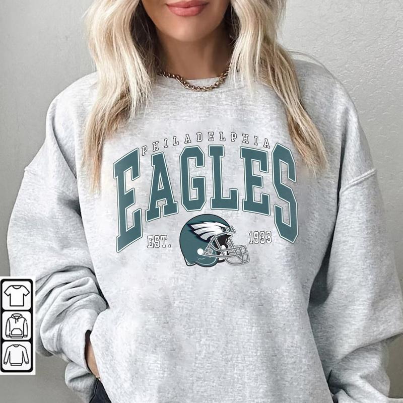 Classic Philadelphia Eagles Football Sweatshirt - Game Day Essential for True Fans