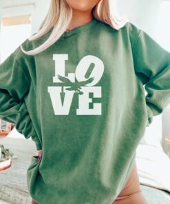 Eagles Love Motivational Crewneck Sweatshirt