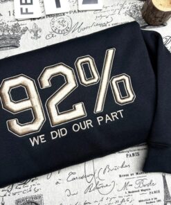 Empowered 92% Black Women Sweatshirt - Celebrating Contributions with Style