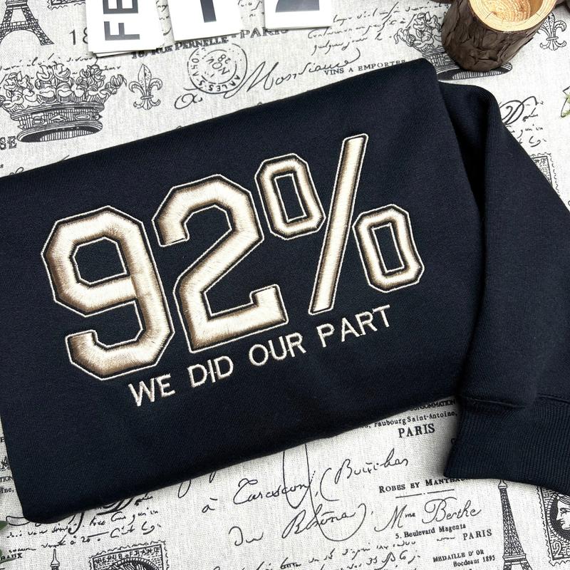 Empowered 92% Black Women Sweatshirt - Celebrating Contributions with Style