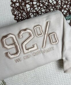 Empowered 92% Black Women Sweatshirt - Celebrating Contributions with Style