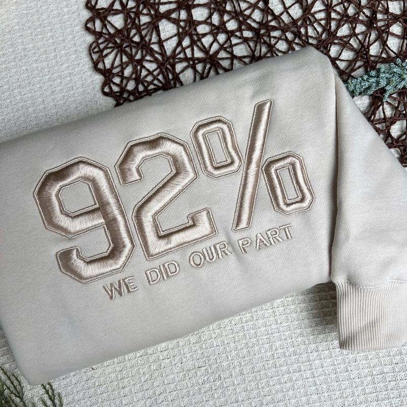 Empowered 92% Black Women Sweatshirt - Celebrating Contributions with Style