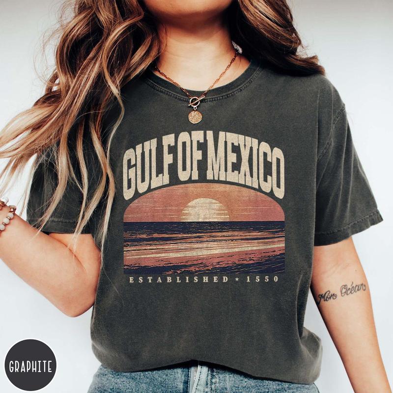 Gulf of Mexico Coastal Life Shirt - Perfect Gift for Beach Lovers in Texas, Alabama, Mississippi, and Florida