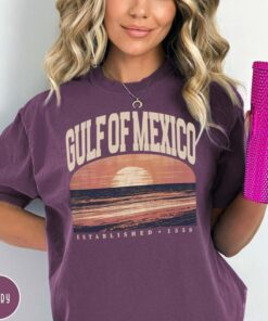 Gulf of Mexico Coastal Life Shirt - Perfect Gift for Beach Lovers in Texas, Alabama, Mississippi, and Florida