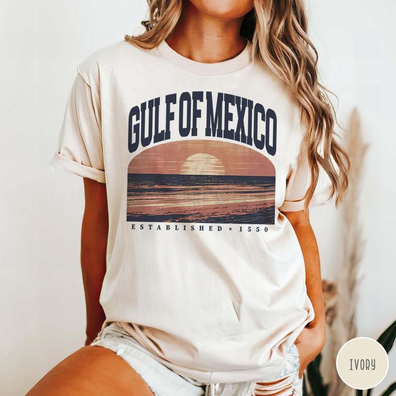 Gulf of Mexico Coastal Life Shirt - Perfect Gift for Beach Lovers in Texas, Alabama, Mississippi, and Florida
