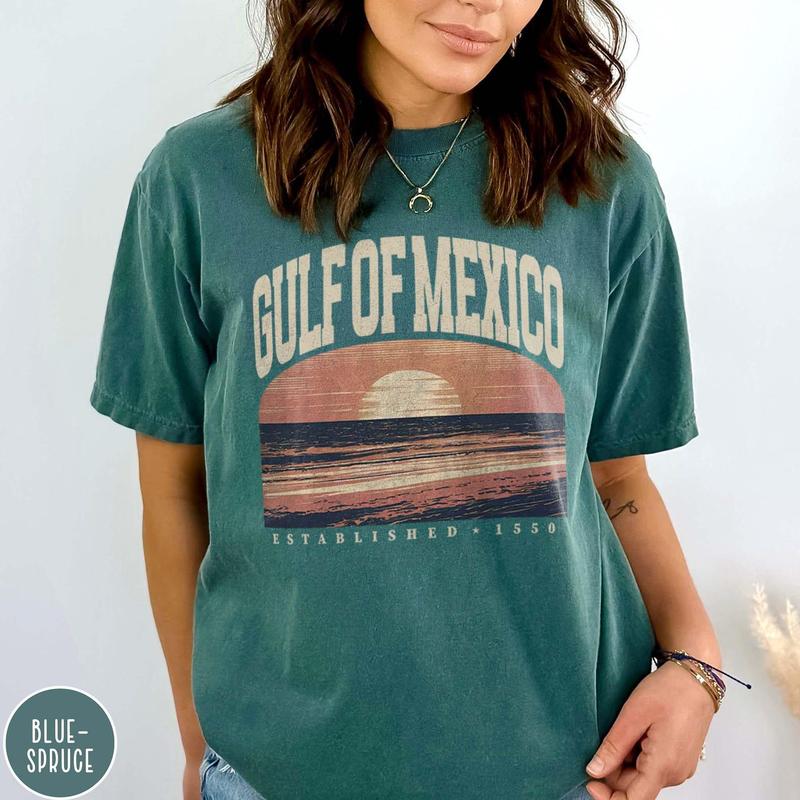 Gulf of Mexico Coastal Life Shirt - Perfect Gift for Beach Lovers in Texas, Alabama, Mississippi, and Florida