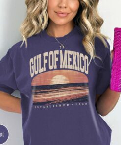 Gulf of Mexico Coastal Life Shirt - Perfect Gift for Beach Lovers in Texas, Alabama, Mississippi, and Florida