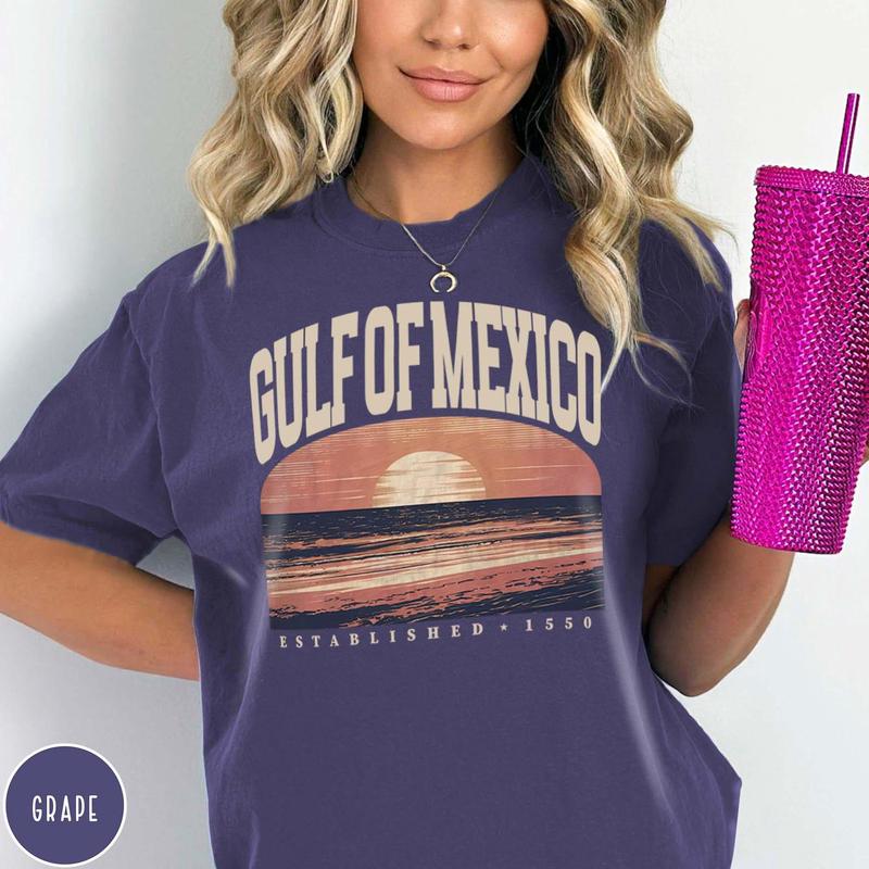 Gulf of Mexico Coastal Life Shirt - Perfect Gift for Beach Lovers in Texas, Alabama, Mississippi, and Florida
