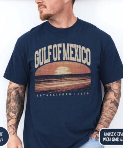 Gulf of Mexico Coastal Life Shirt - Perfect Gift for Beach Lovers in Texas, Alabama, Mississippi, and Florida
