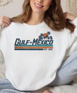 Gulf of Mexico Hoodie, Sweatshirt & T-Shirt - Cotton Fabric with Vintage Style