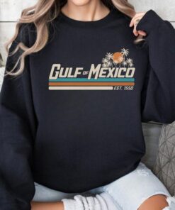 Gulf of Mexico Hoodie, Sweatshirt & T-Shirt - Cotton Fabric with Vintage Style