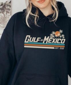 Gulf of Mexico Hoodie, Sweatshirt & T-Shirt - Cotton Fabric with Vintage Style