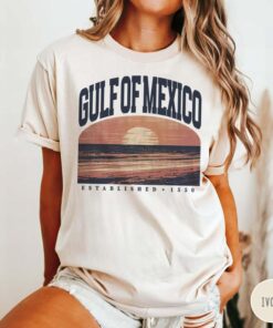 Gulf of Mexico Shirt - Vintage Coastal Crewneck for Beach Lovers