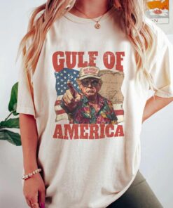 Humorous Trump Gulf of America Shirt - Embrace Patriotism with a Smile