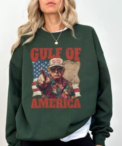 Humorous Trump Gulf of America Shirt - Embrace Patriotism with a Smile