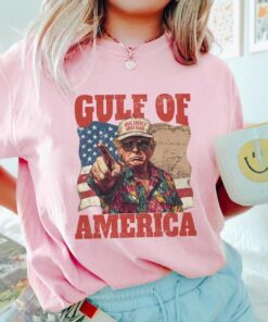 Humorous Trump Gulf of America Shirt - Embrace Patriotism with a Smile