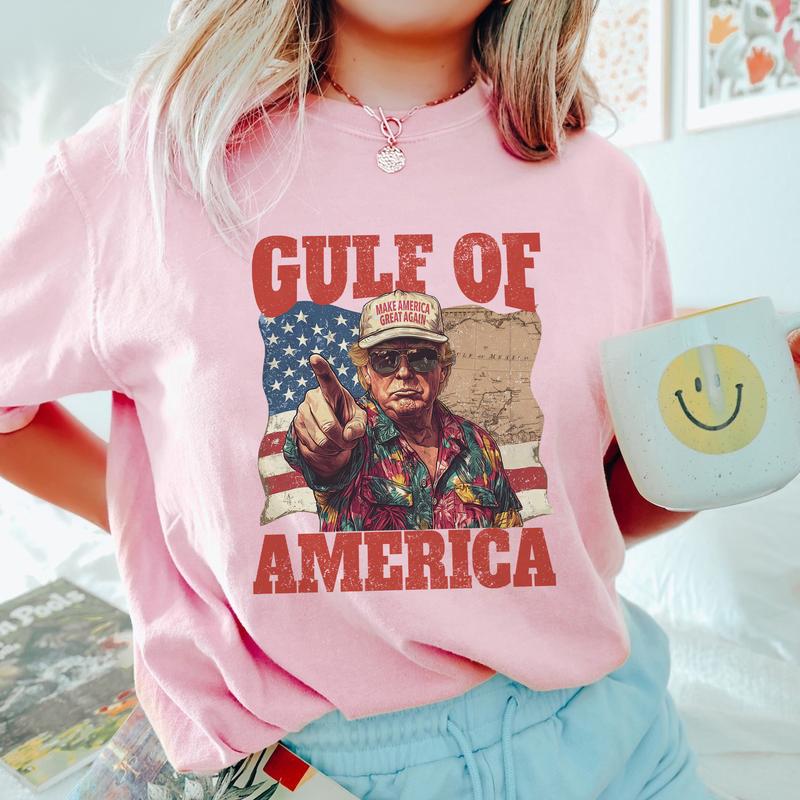 Humorous Trump Gulf of America Shirt - Embrace Patriotism with a Smile