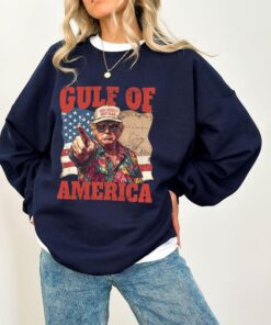 Humorous Trump Gulf of America Shirt - Embrace Patriotism with a Smile