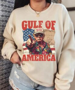 Humorous Trump Gulf of America Shirt - Embrace Patriotism with a Smile