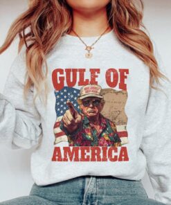 Humorous Trump Gulf of America Shirt - Embrace Patriotism with a Smile