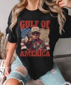 Humorous Trump Gulf of America Shirt - Embrace Patriotism with a Smile